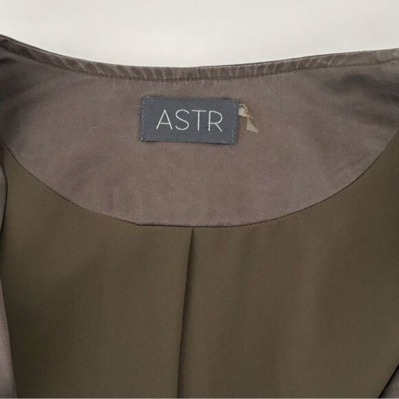 ASTR Jacket Size Small Moto Olive Green Rebellious Grunge Cyber Punk Streetwear - Picture 3 of 12